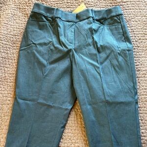Loft Size 14 curvy cropped Dark Blue Dress Pant / trouser.  New with Tags.